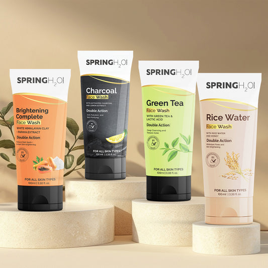 Spring H2O Face Wash | For All Skin Types, Including Sensitive & Acne-Prone Skin